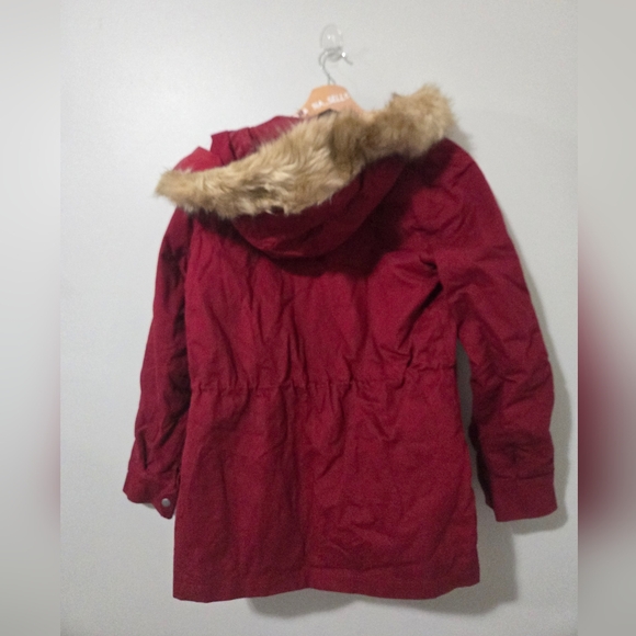EUC red jacket removable hoodie - Picture 4 of 7